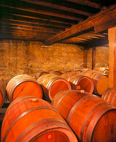 The historic barrel room of Yeringberg Vineyards   were the first established in the Yarra Valley in   1862 Coldstream Victoria