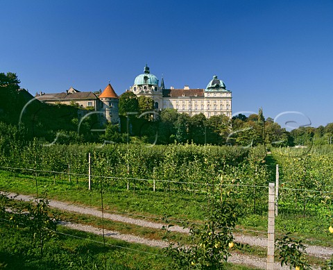 The monastic cellars and wine school of   Klosterneuburg North of Vienna Austria  Donauland