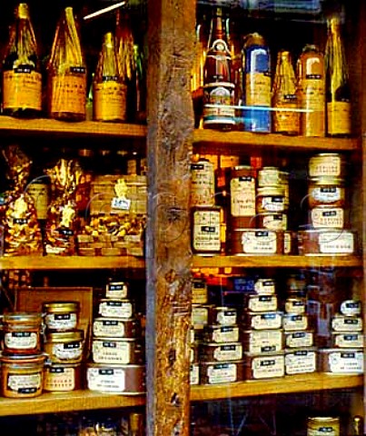 Shop selling foie gras and other specialities of the   area   Sarlat Dordogne France