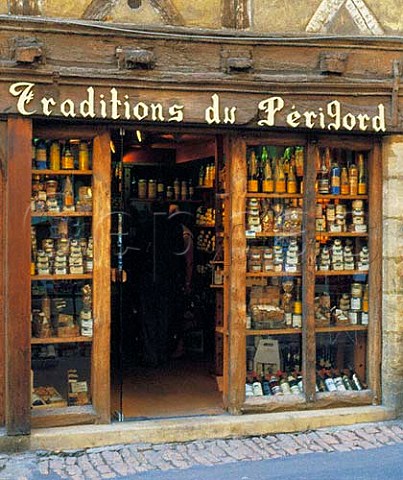 Shop selling culinary specialities of the area   Sarlat Dordogne France