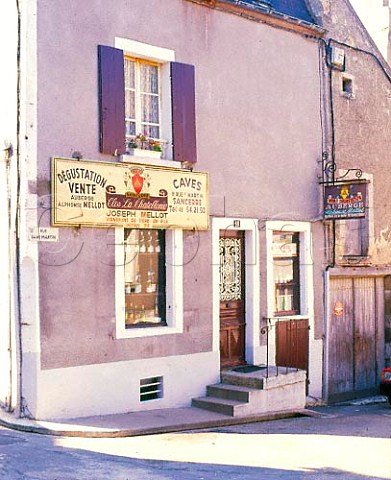 Wine shop of Joseph Mellot in Sancerre   Cher France