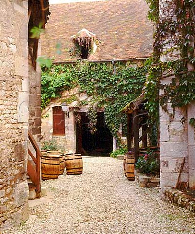 Courtyard of Domaine Laroche Chablis Yonne France