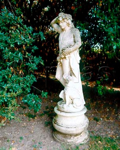 Statue of Bacchus at Chteau MoutonRothschild   Pauillac Gironde France  Mdoc  Bordeaux