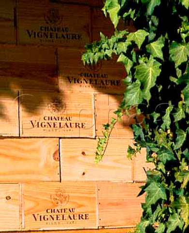 Wooden boxes at Chateau Vignelaure Rians Var   Coteaux dAix en Provence