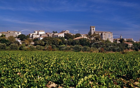 StChristol village and vineyard Hrault France Coteaux du Languedoc StChristol  