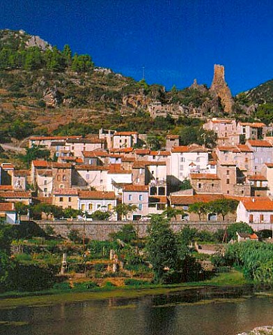Village of Roquebrun on the River Orb   Hrault France    AC StChinian