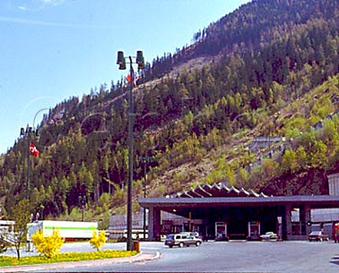 The entrance to the Mont Blanc tunnel on the French   side  HauteSavoie France RhneAlpes