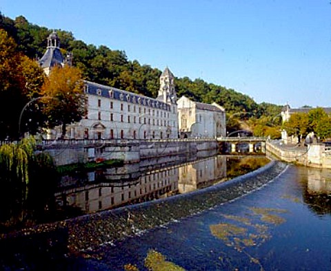 Brantme Abbey by the Dronne River Dordogne   France