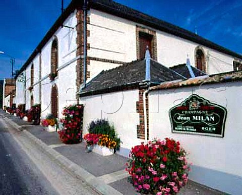 The premises of Champagne Jean Milan in the village   of Oger on the Cote des Blancs