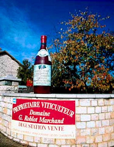 Entrance to Domaine of G Roblot Marchand in ChambolleMusigny Cte dOr France  Cte de Nuits