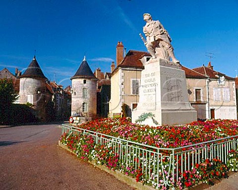 War memorial in the town of Chablis Yonne France