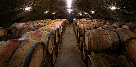 Barrel cellar of Domaine de lArlot   PrmeauxPrissey Cote dOr France