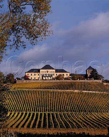Schloss Johannisberg above its vineyard   Johannisberg Germany Rheingau