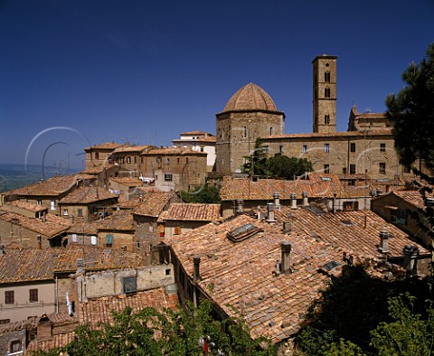 The hilltop town of Volterra Tuscany Italy