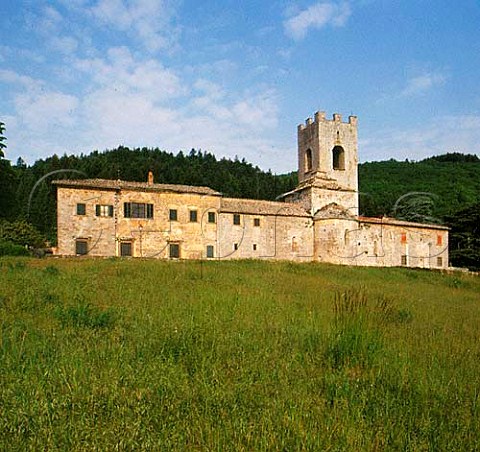 Badia a Coltibuono an 11thcentury abbey is part  of the estate of Piero StucchiPrinetti and family  Tuscany Italy   Chianti Classico