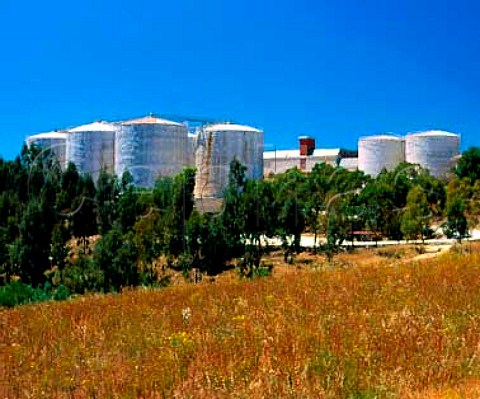 Insulated tanks of the Cantine Sociale Settesoli   Menfi Agrigento Province Sicily