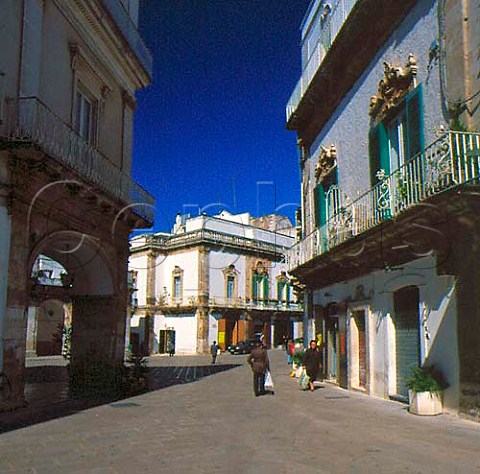 In the old quarter of Martina Franca Puglia Italy