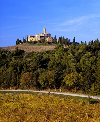 Castello Banfi of Villa Banfi SantAngelo Scalo Tuscany Italy   Brunello di Montalcino