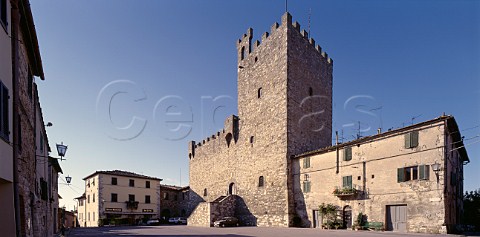 The Tower and Antica Trattoria la Torre     Castellina in Chianti Tuscany Italy    Chianti Classico