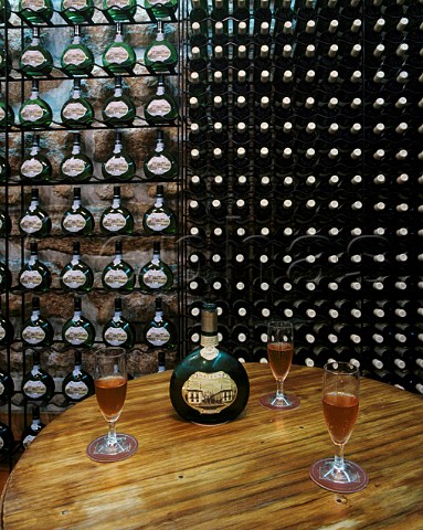 Bottles of Mateus Ros in the tasting room of Sogrape Portugal