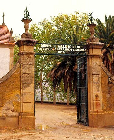 Entrance to Quinta do Vale Meo owned by  Francisco Olazabal at Vila Nova de Foz Coa high in the Douro valley near the border with Spain  Portugal