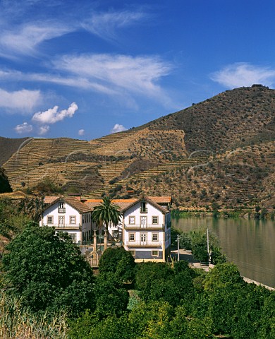 Quinta do Vesuvio by the Douro River high in the valley to the east of Pinho Portugal Port