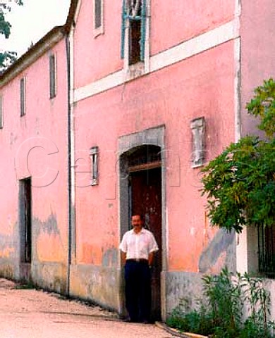Luis Pato outside one of the buildings which he uses   for his winery on his Quinta da Cha estate     Bairrada