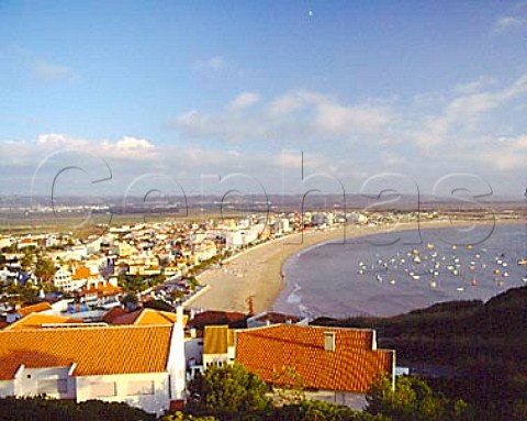 View over Sao Martinho do Porto and its bay    Estremadura Portugal