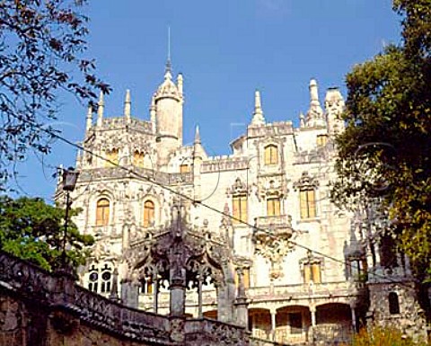The Regaleira Palace at Sintra to the west of   Lisbon Portugal