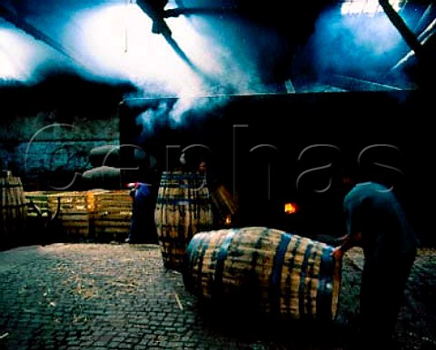 The cooperage in one of Ferreiras lodges at Vila   Nova de Gaia The barrels are made of Portuguese oak