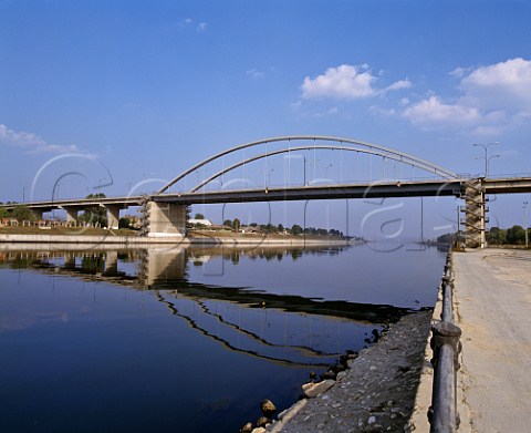 Bridge over the DanubeBlack Sea canal at Medgidia east of Constanta Romania