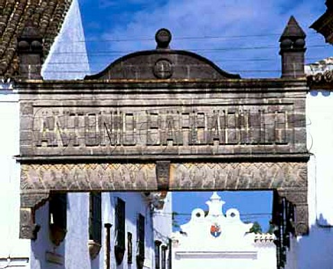 Entrance to Antonio Barbadillo Sanlucar de   Barrameda Manzanilla
