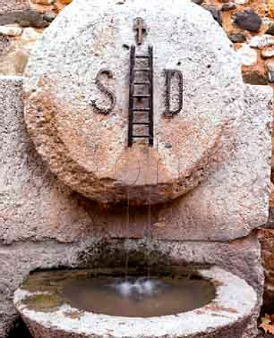Fountain at Cellers de Scala Dei Stairway to God   Priorato