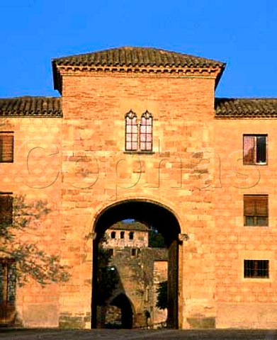 Entrance to Monestir de Poblet Catalonia
