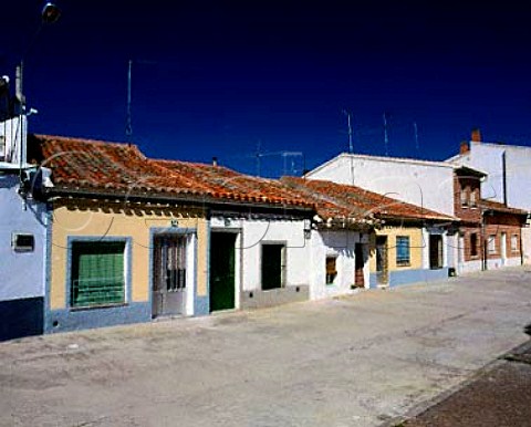 Houses in the wine town of Nava del Rey Valladolid   Province Spain  DO Rueda