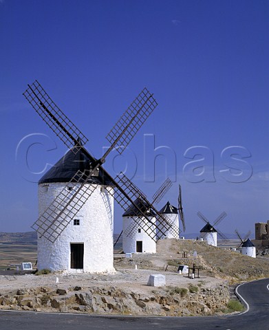 Windmills at Consuegra Castilla La Mancha Spain