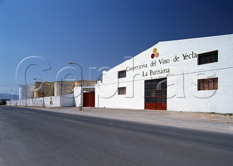 Cooperativa La Pursima winery Yecla Murcia Province Spain DO Yecla