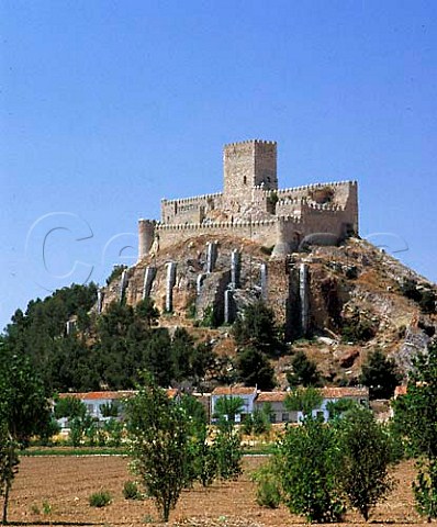 The 15thcentury castle at Almansa Albacete   Province CastillaLa Mancha Spain