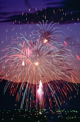  Independence Day fireworks Provo Utah USA
