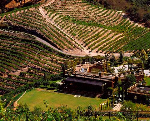 Newton vineyards winery and house St Helena Napa Valley  California  Spring Mountain