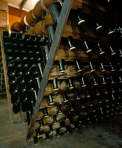 Sparkling wine in pupitres Hogue Cellars Prosser Washington