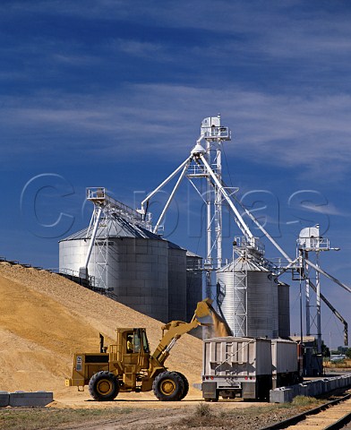 Van De Graaf Ranches grain depot   Sunnyside Washington USA  Yakima Valley