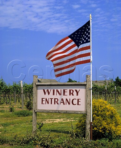Entrance to Pindar Vineyards Peconic   Long Island North Fork New York USA