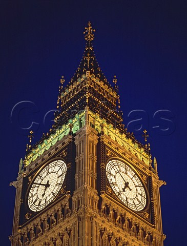 Big Ben St Stephens Tower at night Houses of   Parliament London