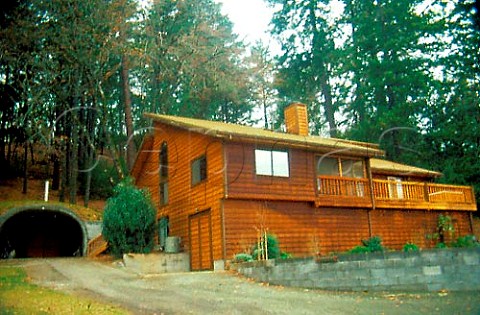 Randall and Lori Dunns home on Howell   Mountain Dunn Vineyards Angwin Napa Co California 