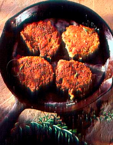 Lamb chop with rosemary crust