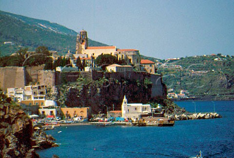 Castello on Lipari one of the Aeolian   Islands off the coast of Sicily Italy