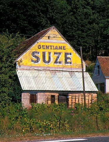 Suze advert on building in Normandy France