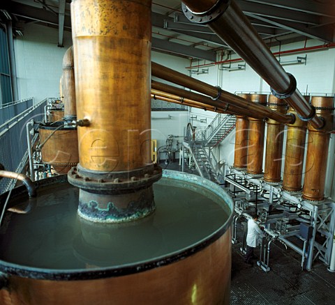 Copper stills at United Distillers Gordons   Tanqueray etc Laindon Essex