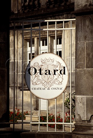 Coatofarms on gate of Cognac Otard Cognac Charente France